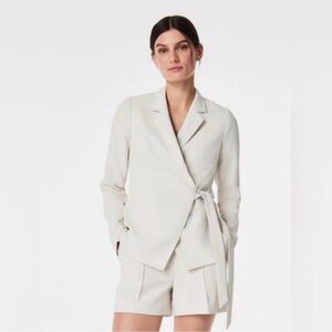 SPANX Carefree Crepe Wrap Blazer